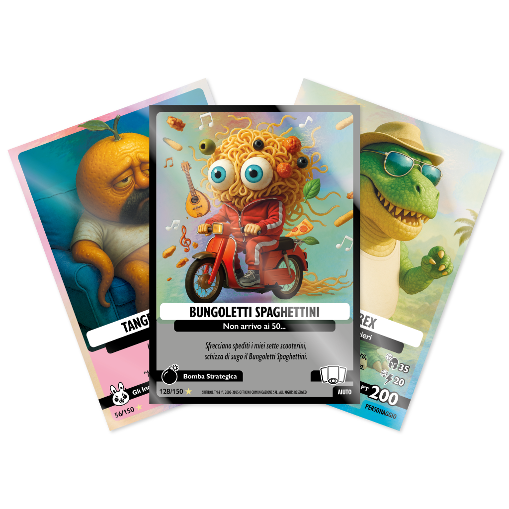 Skifidol Italian Brainrot TCG, Serie Alpha. Bustina da 7 carte - immagine 2