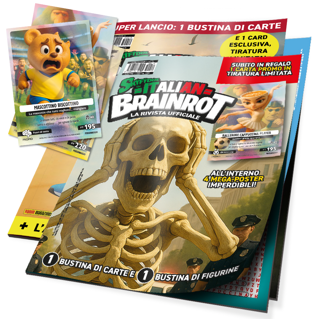 Panini Magazines, La Rivista Ufficiale Skifidol Italian Brainrot - immagine 2