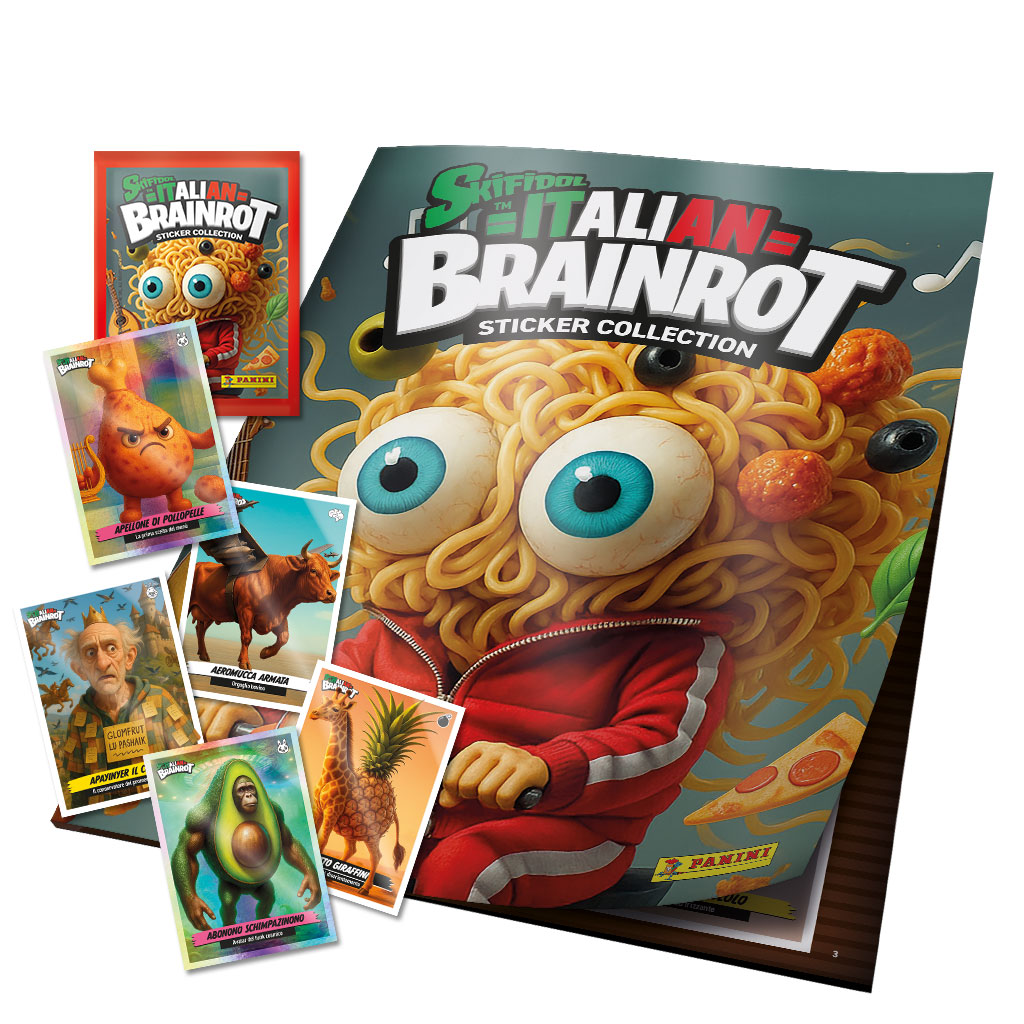 Panini, Skifidol Italian Brainrot Sticker Collection - immagine 2