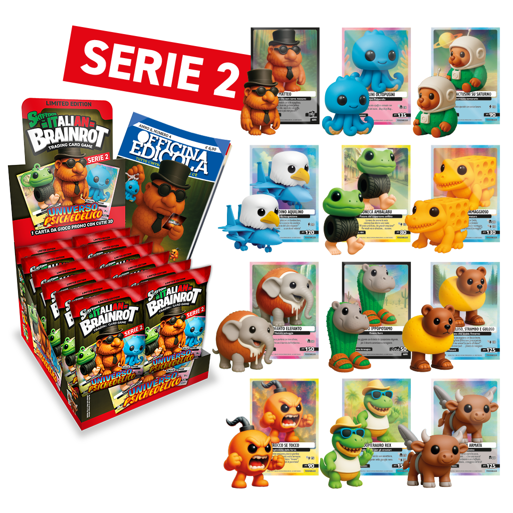 Skifidol Italian Brainrot, Serie 2 Cuties 3D - immagine 2