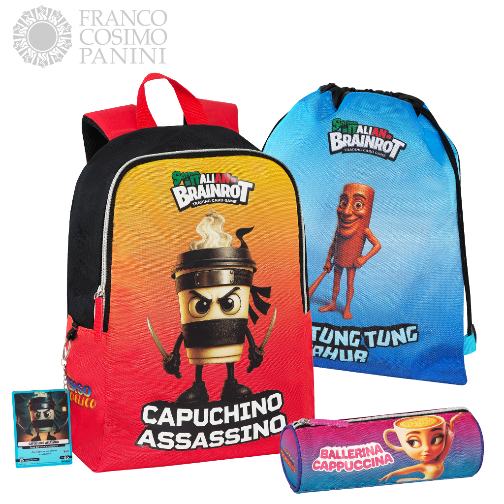 Franco Cosimo Panini, Back To School, Skifidol Italian Brainrot TCG