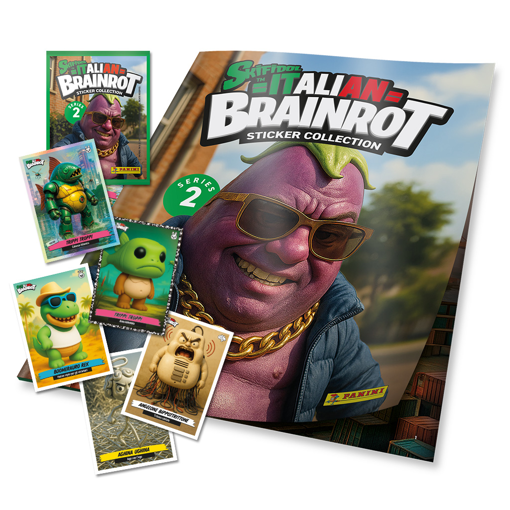 Panini, Skifidol Italian Brainrot Sticker Collection Serie 2 - immagine 2