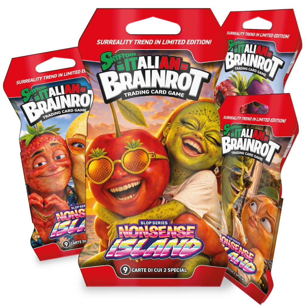 Skifidol Italian Brainrot TCG, Slop Series “Nonsense Island”. Special Pack da 9 carte - immagine 2