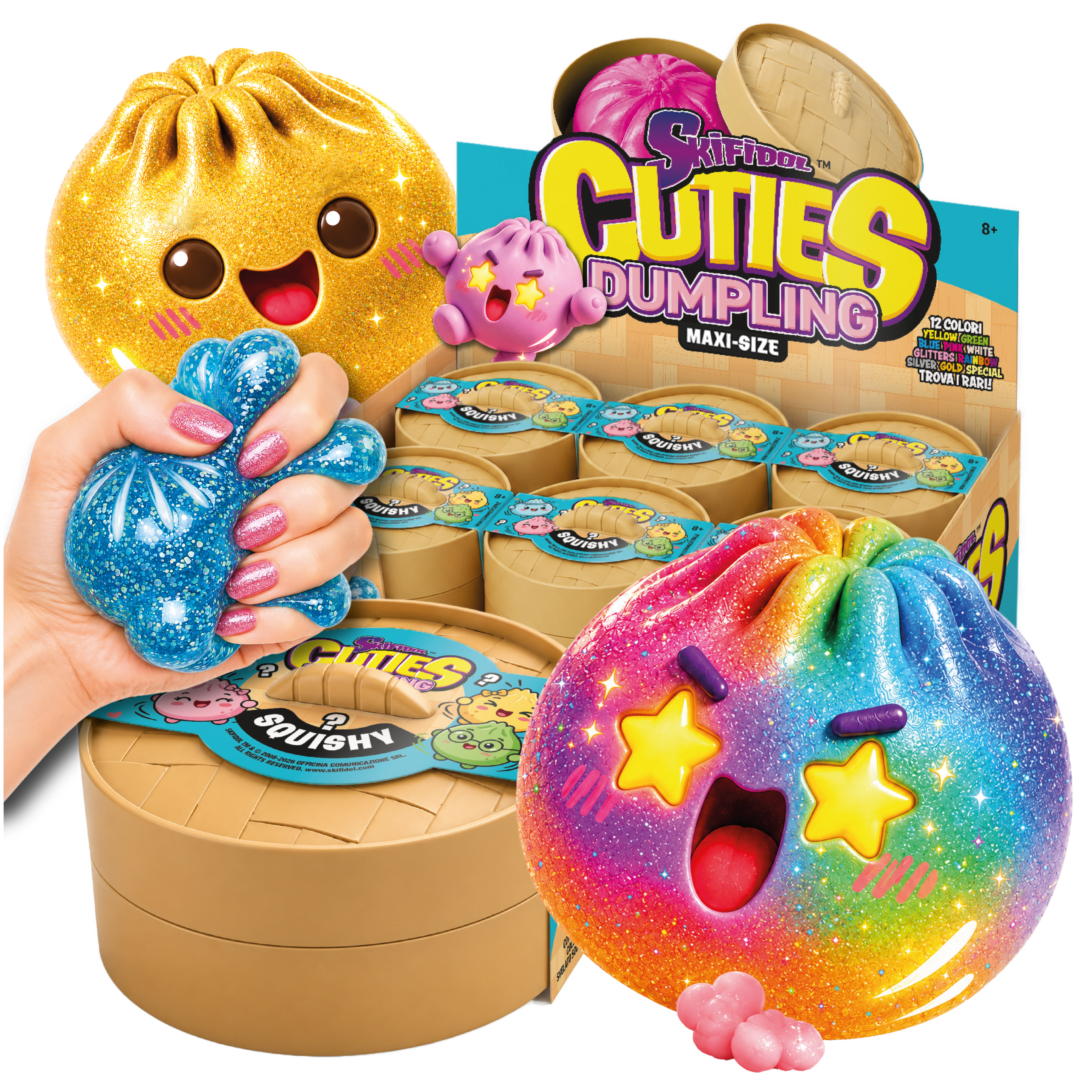 Skifidol Cuties Dumpling a sorpresa nel Cestino Diorama