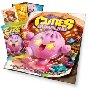 Skifidol Cuties Dumpling, Sticker Collection, Starter Pack 2 Bustine